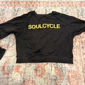 SOULCYCLE CROPPED CREWNECK SIZE XS